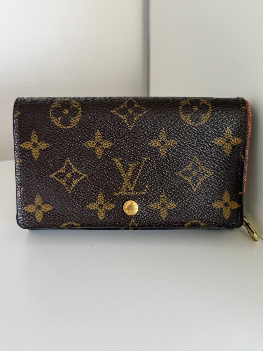 Louis Vuitton Monogram Vintage Compact Wallet / Bifold Wallet